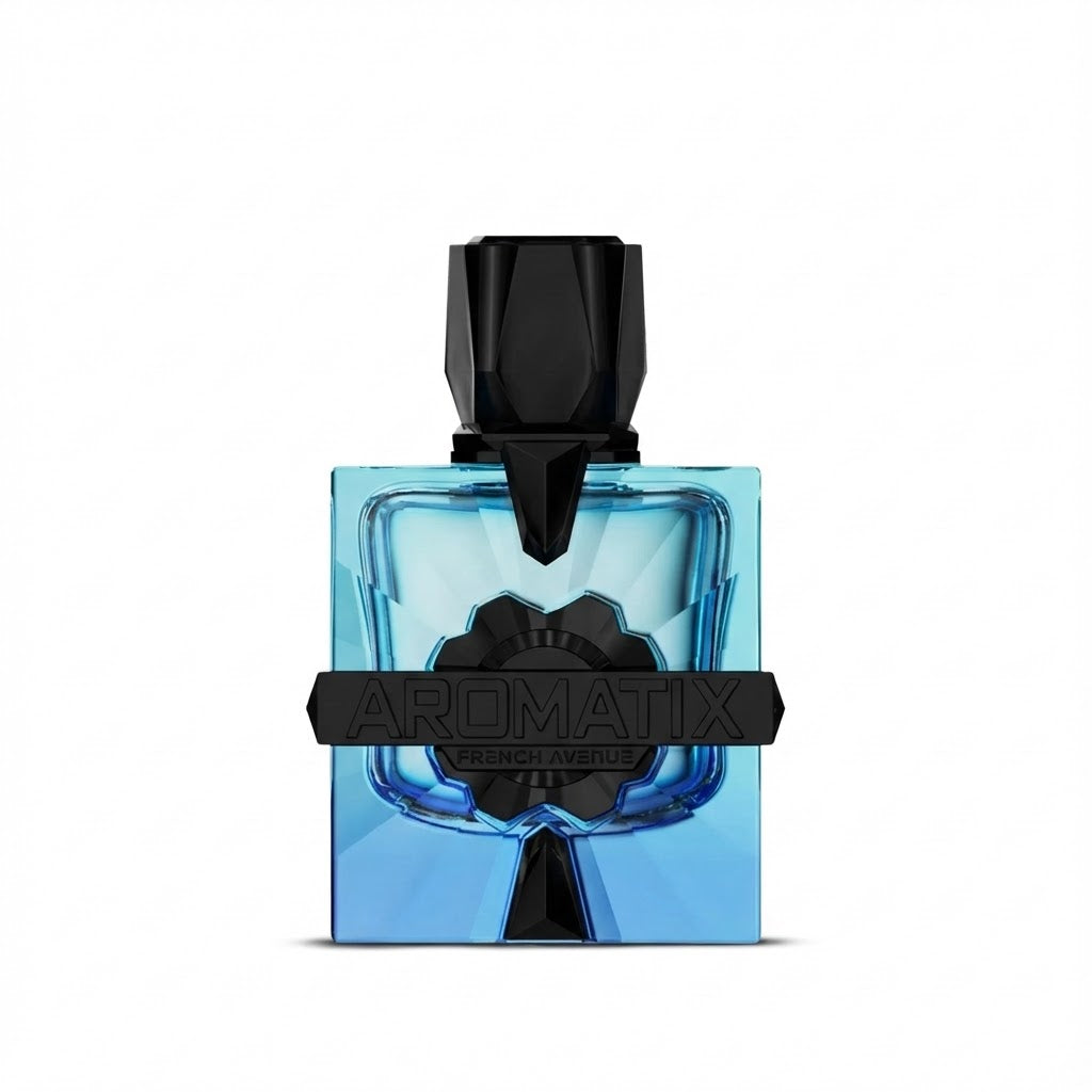 French Avenue x Aromatix Magnetiq – perfumy unisex, flakon na białym tle
